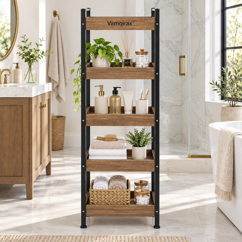 Vamqirax™ Freestanding Multi-Tier Bathroom Shelf image 1