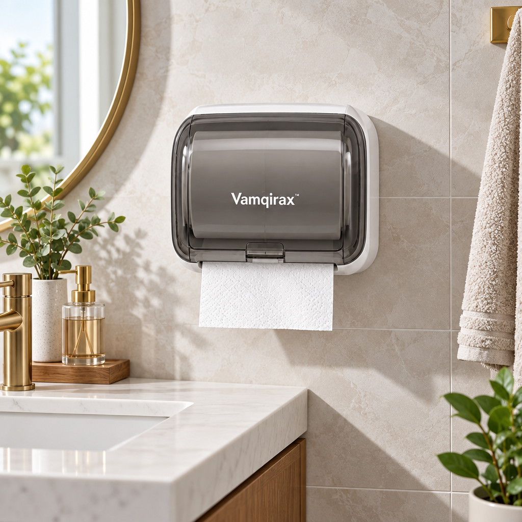 Vamqirax™ Wall-Mounted Waterproof Tissue Box image 1
