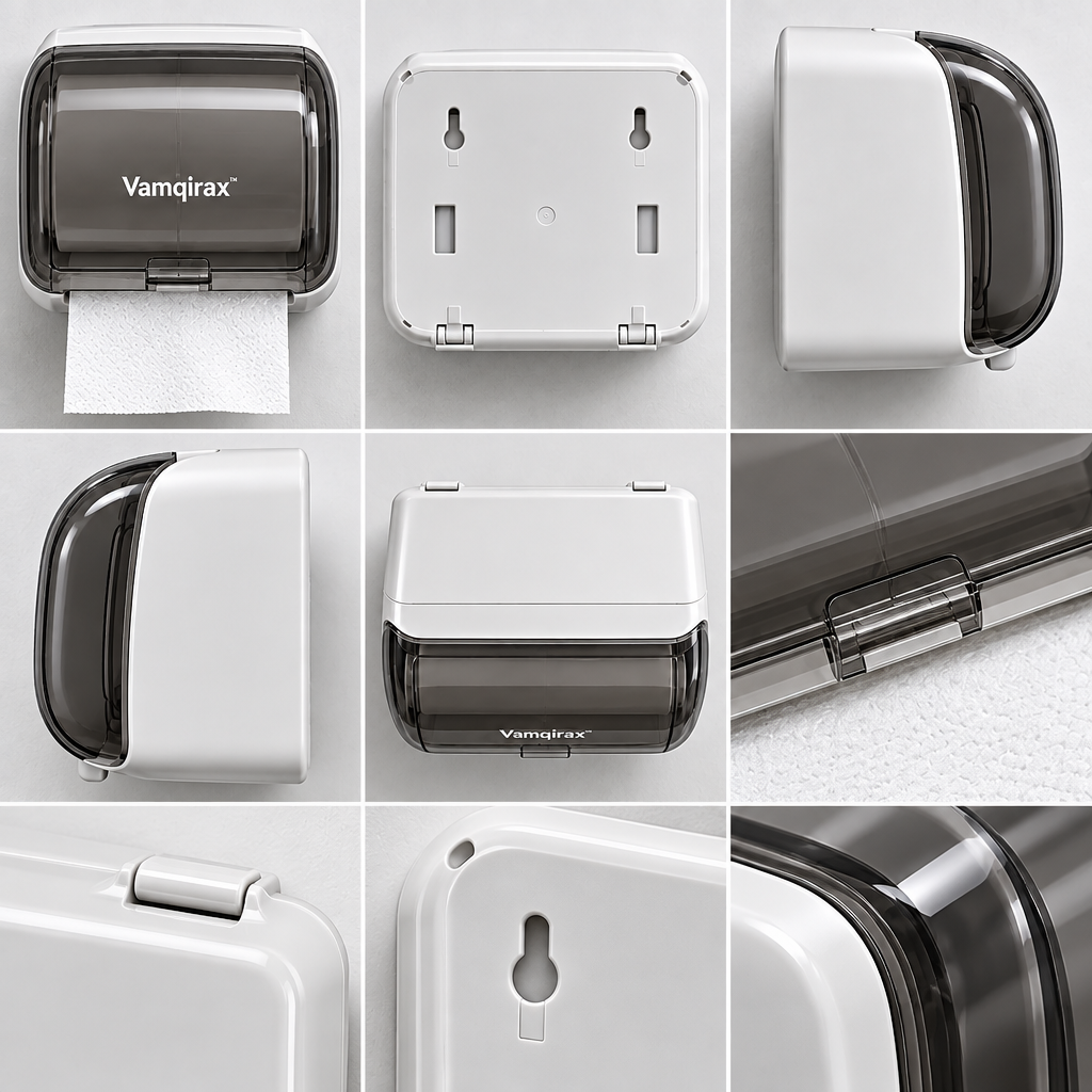 Vamqirax™ Wall-Mounted Waterproof Tissue Box image 2
