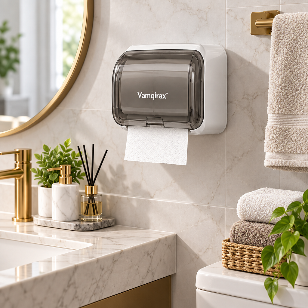 Vamqirax™ Wall-Mounted Waterproof Tissue Box image 5