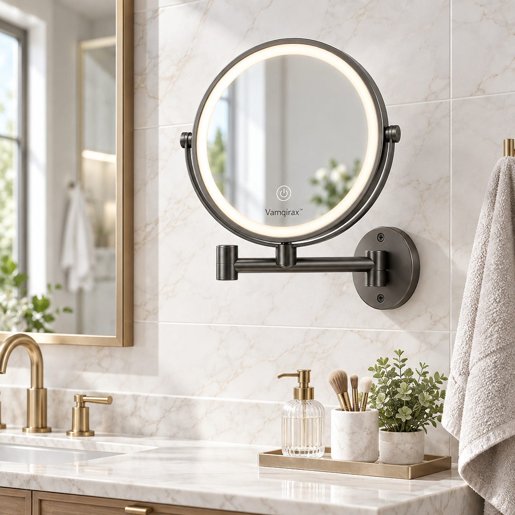 Vamqirax™ Multi-Function Wall-Mounted Bathroom Mirror image 1